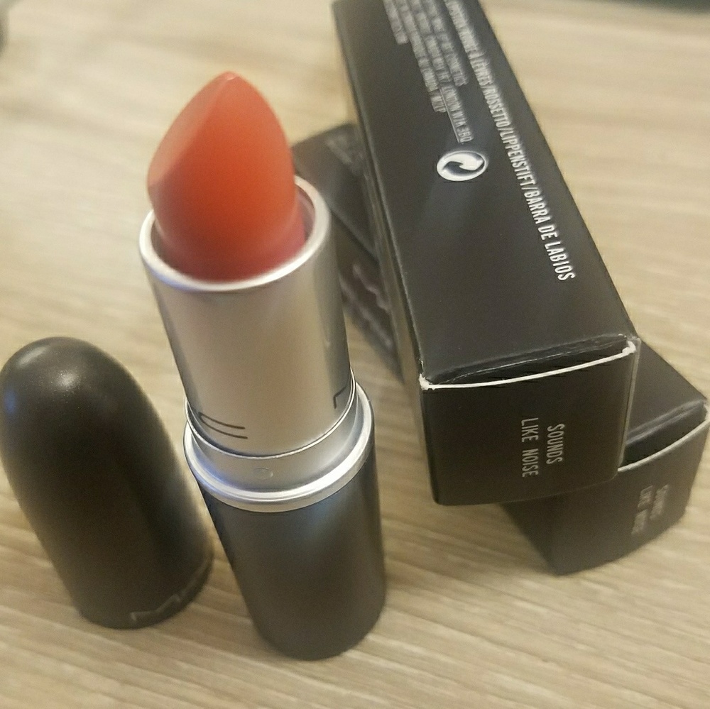 MAC Sounds Like Noise LE orange lipstick NEW